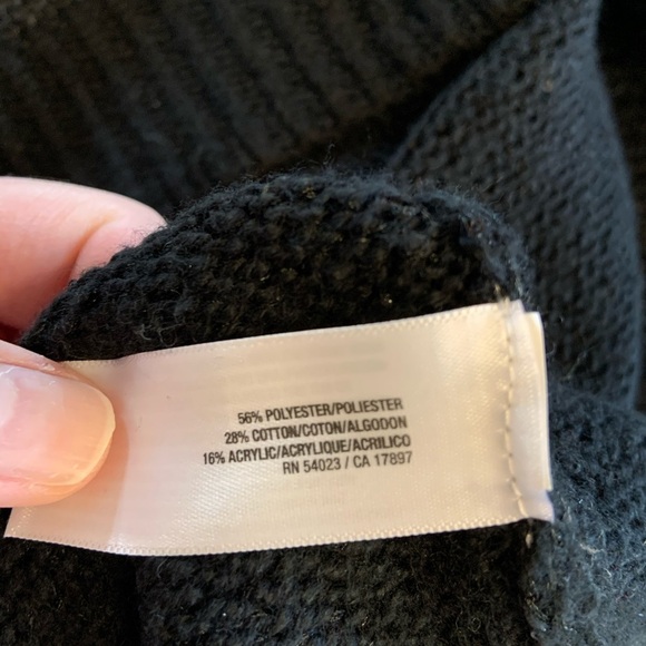 Old Navy Black Sweater with Silver Sparkles - Picture 7 of 10